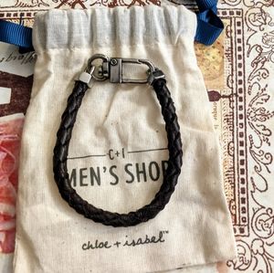 Chloe and Isabel men's Braided Leather Bracelet